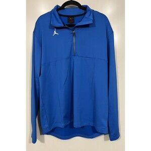 Nike Air Jordan Dri-Fit 1/2 Half Zip Men’s Size M Blue Fleece Jacket Top NWT